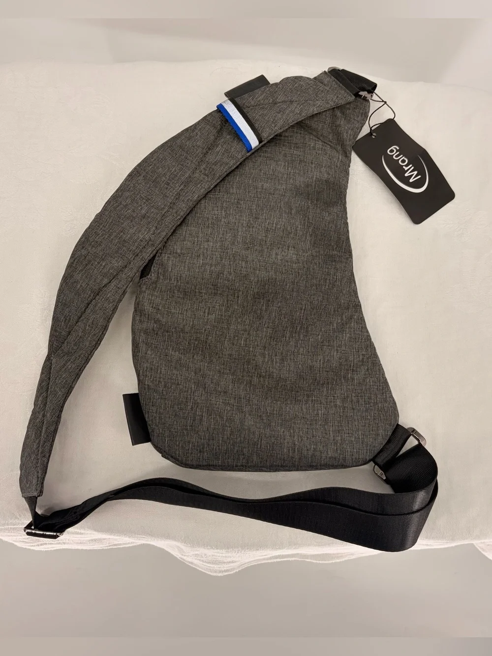 Mrang Gray Crossbody Travel Bag Anti-Theft Unisex